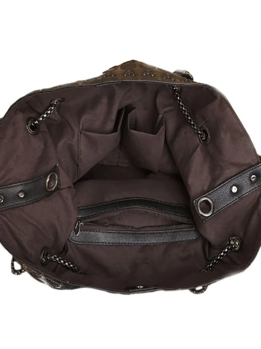 Stylish Skull Print PU Leather Hobo Tote Bag | Chic Shoulder Handbag Gift